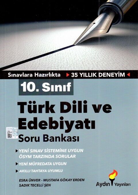 2024 Aydın Yayınları 10. Sınıf Türk Dili ve Edebiyatı Soru Bankası 2024 Aydın Yayınları 10. Sınıf Türk Dili ve Edebiyatı Soru Bankası