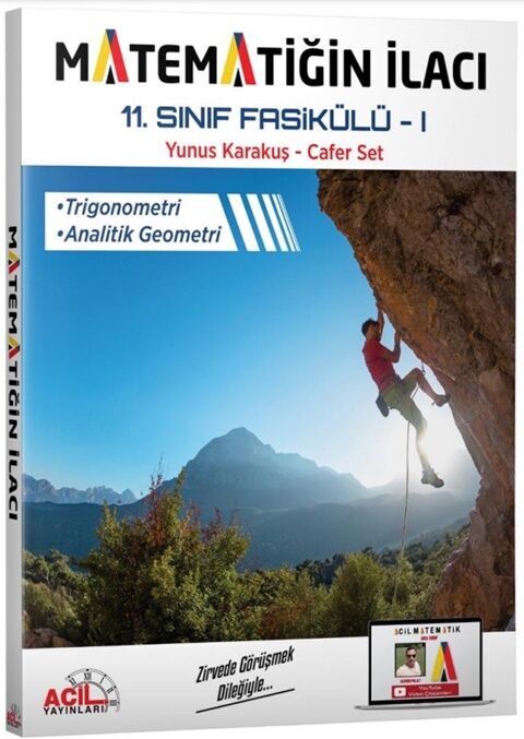 Acil Yayınları 11. Sınıf Matematiğin İlacı Fasikül Trigonometri ve Analitik Geometri Acil Yayınları 11. Sınıf Matematiğin İlacı Fasikül Trigonometri ve Analitik Geometri