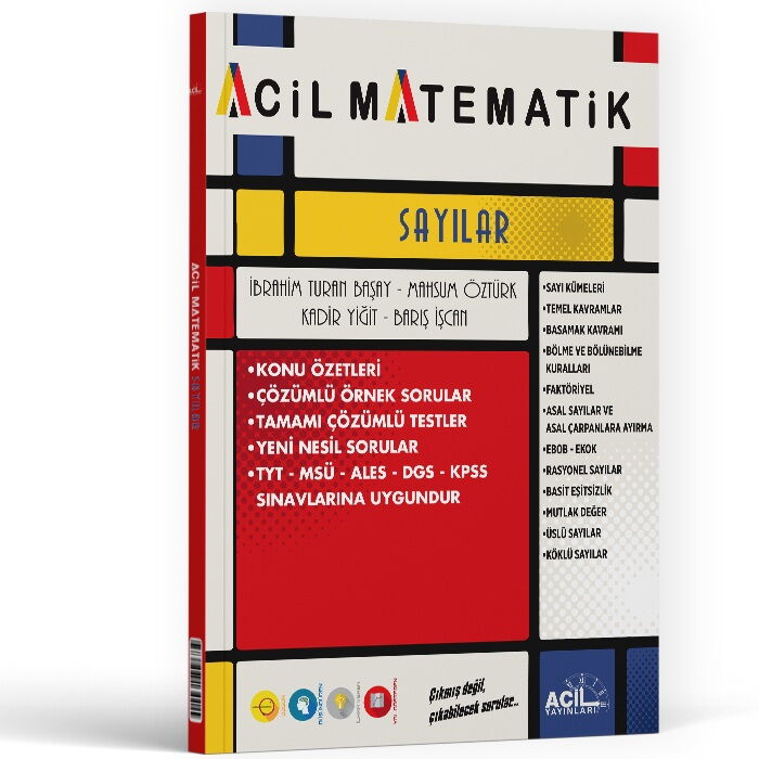 Acil Yayınları TYT Acil Matematik Sayılar Acil Yayınları TYT Acil Matematik Sayılar
