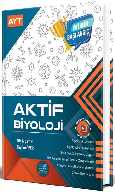 Aktif Öğrenme Yayınları AYT Aktif Biyoloji 0 dan Başlayanlara Aktif Öğrenme Yayınları AYT Aktif Biyoloji 0 dan Başlayanlara