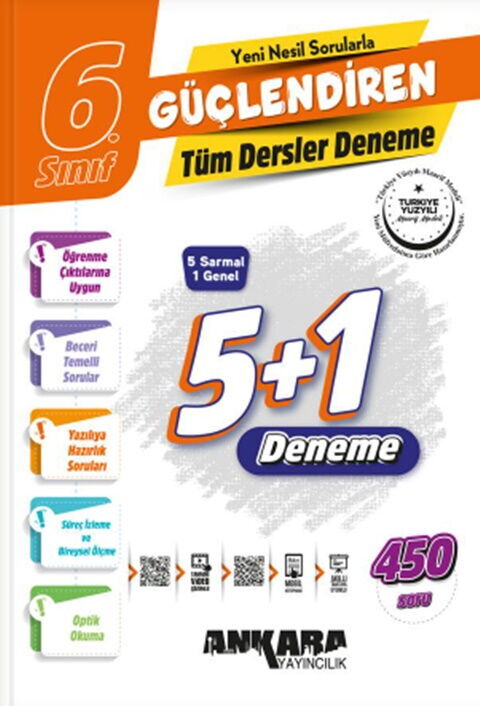 Ankara Yayıncılık 6. Sınıf Güçlendiren Tüm Dersler Denemeler Ankara Yayıncılık 6. Sınıf Güçlendiren Tüm Dersler Denemeler