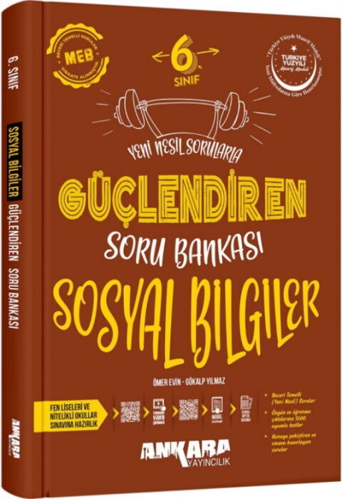 Ankara Yayıncılık 6. Sınıf Sosyal Bilgiler Güçlendiren Soru Bankası Ankara Yayıncılık 6. Sınıf Sosyal Bilgiler Güçlendiren Soru Bankası
