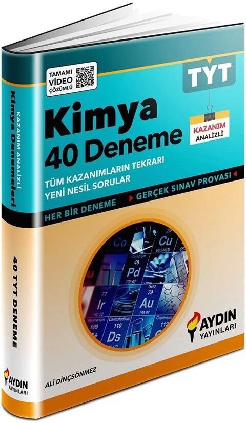 Aydın Yayınları TYT Kimya 40 Deneme Aydın Yayınları TYT Kimya 40 Deneme