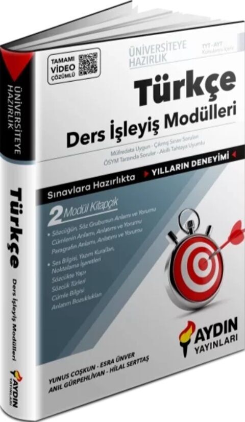 Aydın Yayınları TYT Türkçe Ders İşleyiş Modülleri Aydın Yayınları TYT Türkçe Ders İşleyiş Modülleri