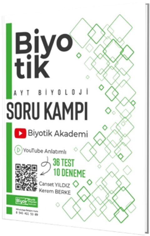 Biyotik Yayınları AYT Biyoloji Soru Kampı Biyotik Yayınları AYT Biyoloji Soru Kampı