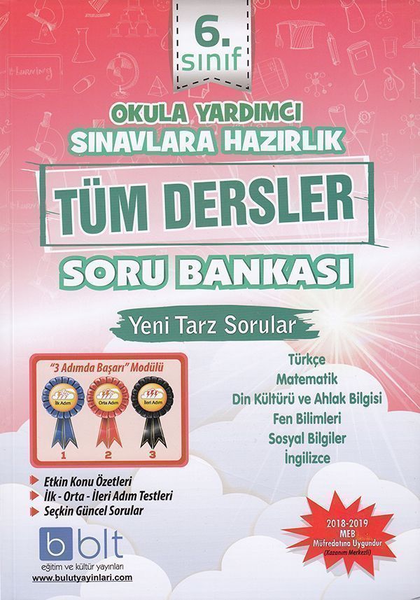 Bulut Eğitim ve Kültür Yayınları 6. Sınıf Tüm Dersler Soru Bankası Bulut Eğitim ve Kültür Yayınları 6. Sınıf Tüm Dersler Soru Bankası