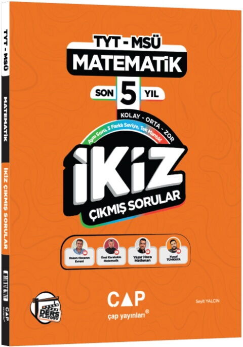 Çap Yayınları TYT MSÜ Matematik Ders Platosu Son 5 Yıl İkiz Çıkmış Sorular Çap Yayınları TYT MSÜ Matematik Ders Platosu Son 5 Yıl İkiz Çıkmış Sorular