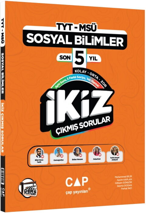 Çap Yayınları TYT MSÜ Sosyal Bilimler Ders Platosu Son 5 Yıl İkiz Çıkmış Sorular Çap Yayınları TYT MSÜ Sosyal Bilimler Ders Platosu Son 5 Yıl İkiz Çıkmış Sorular