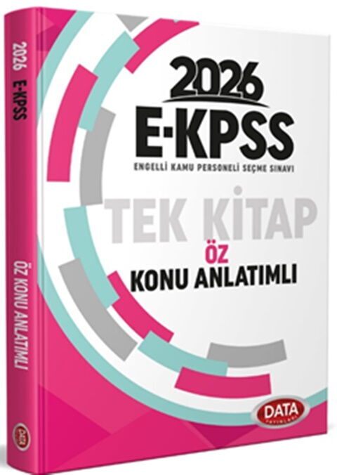 Data Yayınları 2026 EKPSS Öz Konu Anlatımlı Tek Kitap Data Yayınları 2026 EKPSS Öz Konu Anlatımlı Tek Kitap