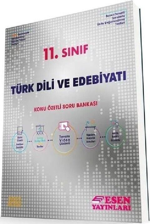 Esen Yayınları 11. Sınıf Türk Dili ve Edebiyatı Konu Özetli Soru Bankası Esen Yayınları 11. Sınıf Türk Dili ve Edebiyatı Konu Özetli Soru Bankası
