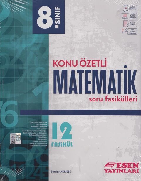 Esen Yayınları 8. Sınıf Matematik Konu Özetli Soru Fasikülleri Esen Yayınları 8. Sınıf Matematik Konu Özetli Soru Fasikülleri