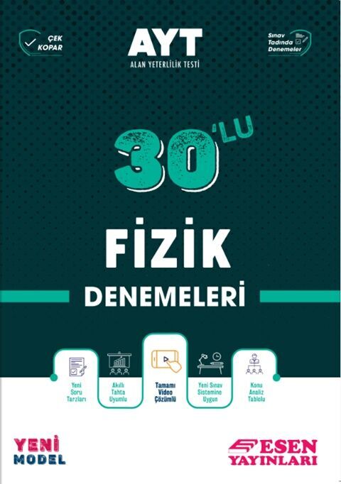 Esen Yayınları AYT Fizik 30 lu Deneme Esen Yayınları AYT Fizik 30 lu Deneme