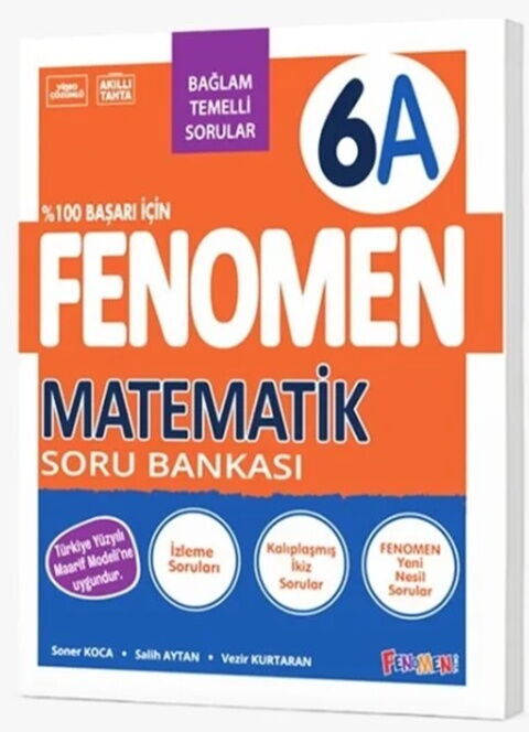 Fenomen Okul Yayınları 6. Sınıf Matematik A Fenomen Soru Bankası Fenomen Okul Yayınları 6. Sınıf Matematik A Fenomen Soru Bankası