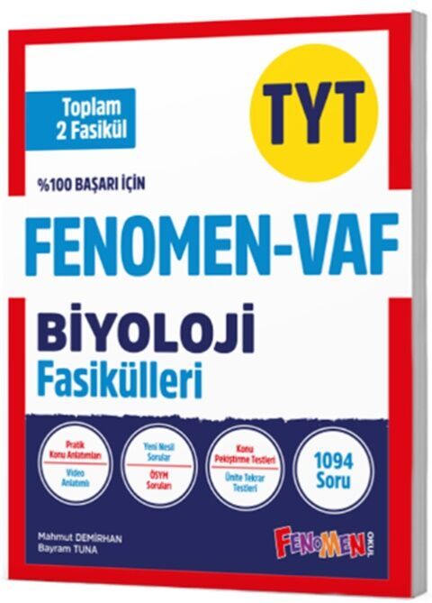 Fenomen Okul Yayınları TYT VAF Biyoloji Fasikülleri Seti Fenomen Okul Yayınları TYT VAF Biyoloji Fasikülleri Seti
