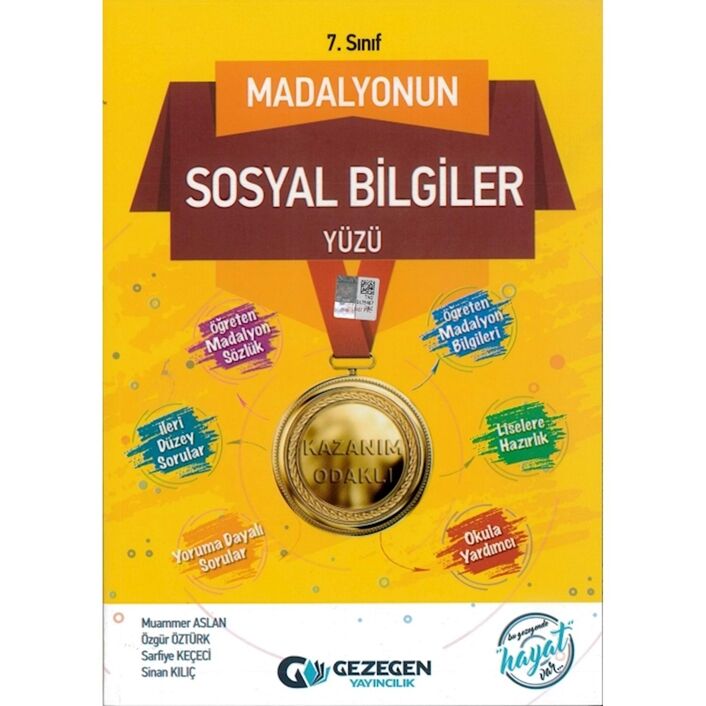 Gezegen Yayıncılık 7. Sınıf Madalyonun Sosyal Bilgiler Yüzü Gezegen Yayıncılık 7. Sınıf Madalyonun Sosyal Bilgiler Yüzü