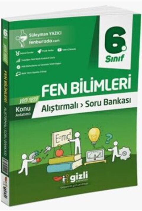 Gizli Yayınları 6. Sınıf Fen Bilimleri Alıştırmalı Soru Bankası Gizli Yayınları 6. Sınıf Fen Bilimleri Alıştırmalı Soru Bankası