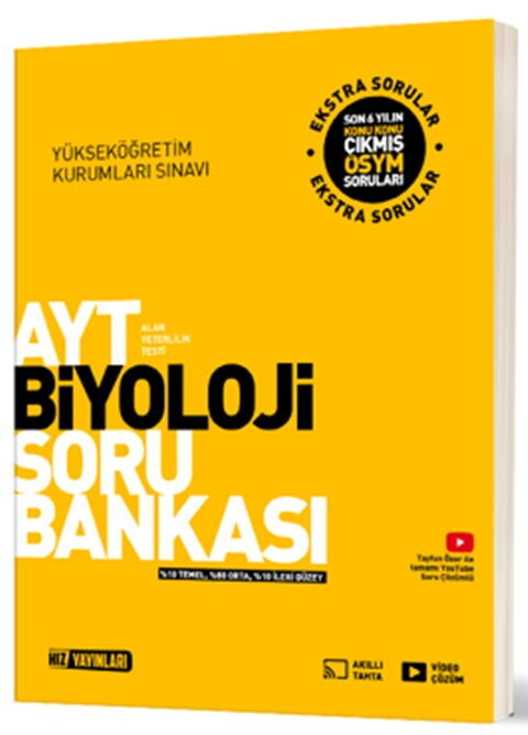 Hız Yayınları AYT Biyoloji Soru Bankası Hız Yayınları AYT Biyoloji Soru Bankası