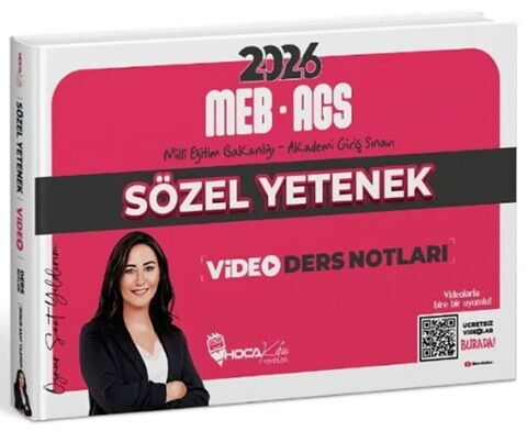 Hoca Kafası 2026 MEB AGS Sözel Yetenek Video Ders Notları Hoca Kafası 2026 MEB AGS Sözel Yetenek Video Ders Notları