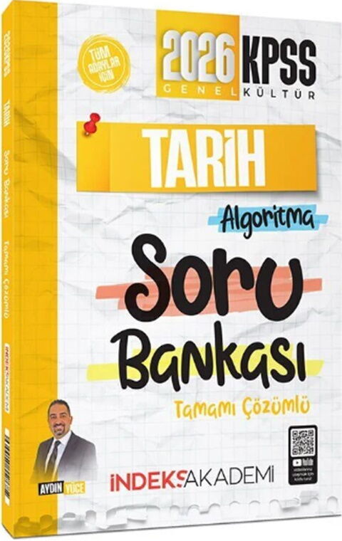 İndeks Akademi 2026 KPSS Tarih Algoritma Soru Bankası İndeks Akademi 2026 KPSS Tarih Algoritma Soru Bankası