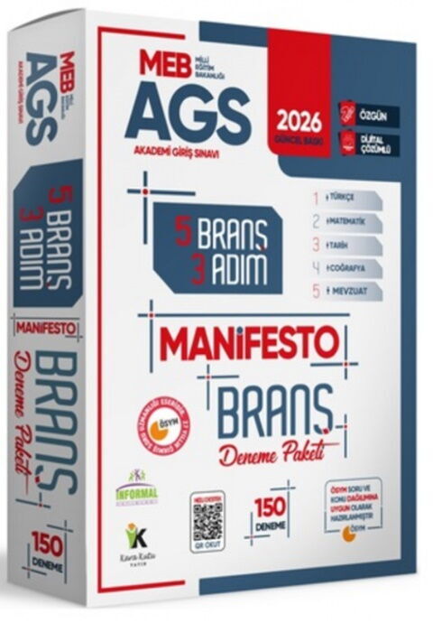İnformal Yayınları 2026 MEB AGS Türkçe Matematik Tarih Coğrafya Mevzuat Branş Deneme Seti İnformal Yayınları 2026 MEB AGS Türkçe Matematik Tarih Coğrafya Mevzuat Branş Deneme Seti