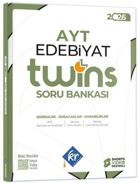 KR Akademi 2026 AYT Edebiyat Twins Soru Bankası KR Akademi 2026 AYT Edebiyat Twins Soru Bankası