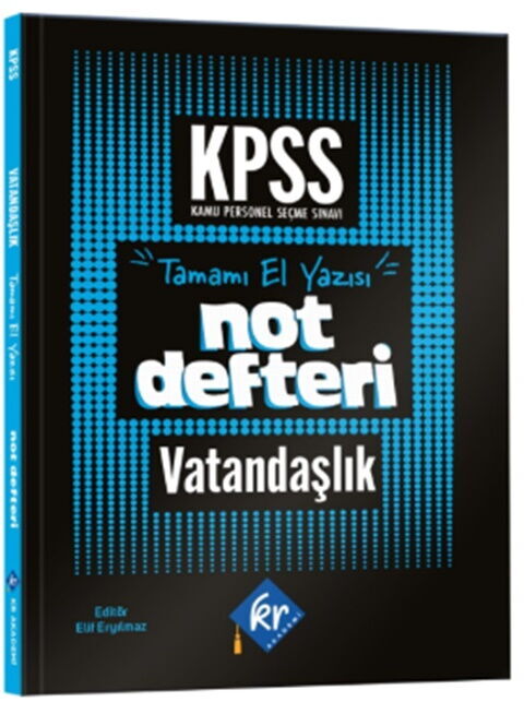 KR Akademi KPSS Vatandaşlık Konu Anlatımlı Not Defteri KR Akademi KPSS Vatandaşlık Konu Anlatımlı Not Defteri