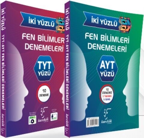 Karekök Yayınları TYT AYT Fen Bilimleri İki Yüzlü Deneme Karekök Yayınları TYT AYT Fen Bilimleri İki Yüzlü Deneme