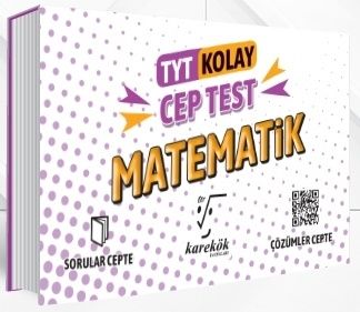 Karekök Yayınları TYT Matematik Kolay Cep Test Karekök Yayınları TYT Matematik Kolay Cep Test
