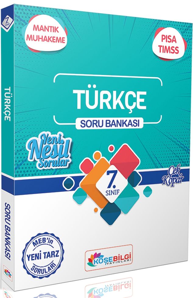 KöşeBilgi Yayınları 7. Sınıf Türkçe Soru Bankası KöşeBilgi Yayınları 7. Sınıf Türkçe Soru Bankası