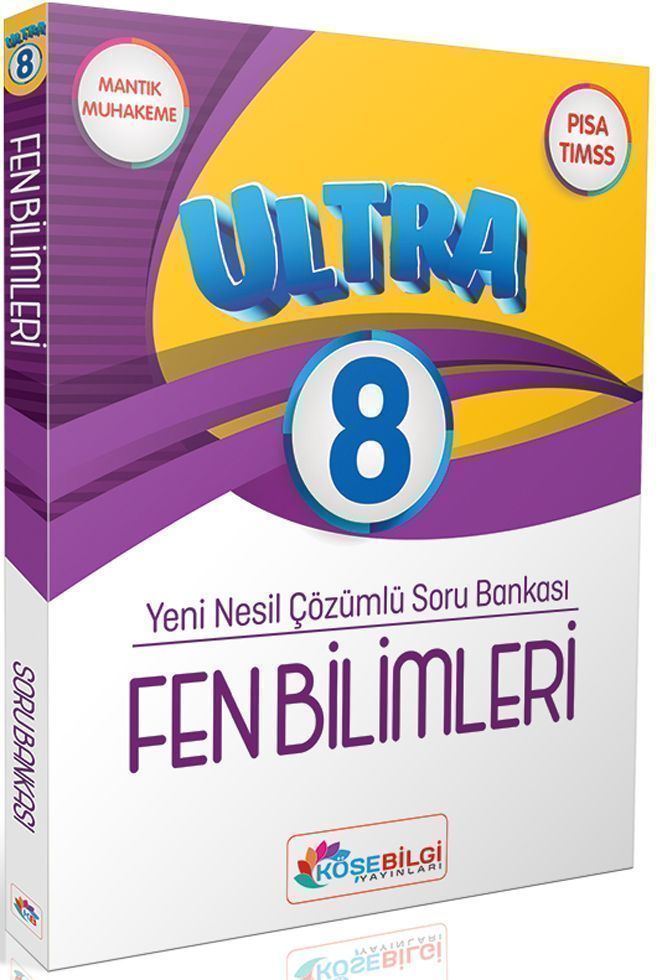 KöşeBilgi Yayınları 8. Sınıf Fen Bilimleri Ultra Çözümlü Soru Bankası KöşeBilgi Yayınları 8. Sınıf Fen Bilimleri Ultra Çözümlü Soru Bankası