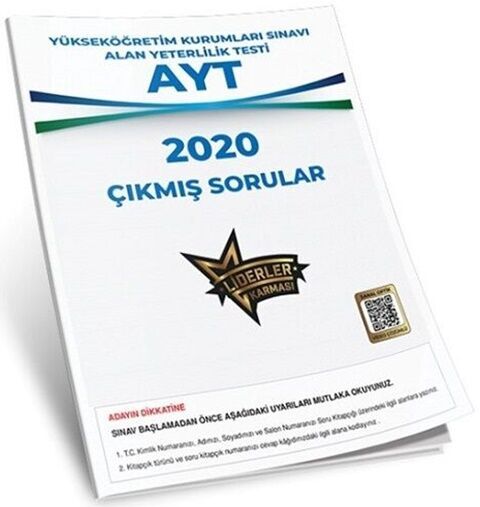Liderler Karması 2020 AYT Çıkmış Sorular Çözümlü Liderler Karması 2020 AYT Çıkmış Sorular Çözümlü