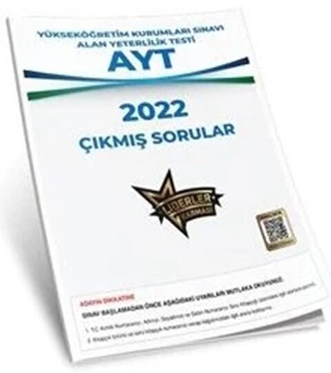 Liderler Karması 2022 AYT Çıkmış Sorular Çözümlü Liderler Karması 2022 AYT Çıkmış Sorular Çözümlü