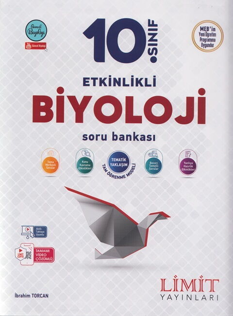 Limit Yayınları 10. Sınıf Biyoloji Etkinlikli Soru Bankası Limit Yayınları 10. Sınıf Biyoloji Etkinlikli Soru Bankası