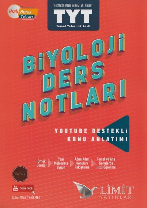 Limit Yayınları TYT Biyoloji Ders Notları Limit Yayınları TYT Biyoloji Ders Notları