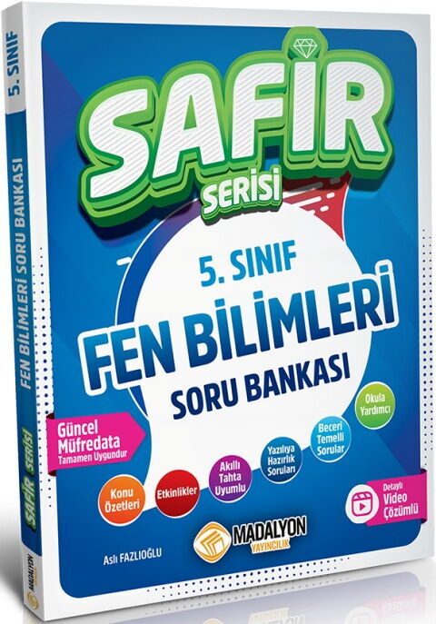 Madalyon Yayınları 5. Sınıf Fen Bilimleri Safir Serisi Soru Bankası Madalyon Yayınları 5. Sınıf Fen Bilimleri Safir Serisi Soru Bankası