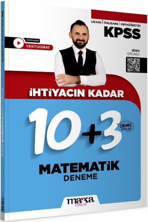 Marka Yayınları KPSS İhtiyacın Kadar Matematik 13 Deneme Marka Yayınları KPSS İhtiyacın Kadar Matematik 13 Deneme