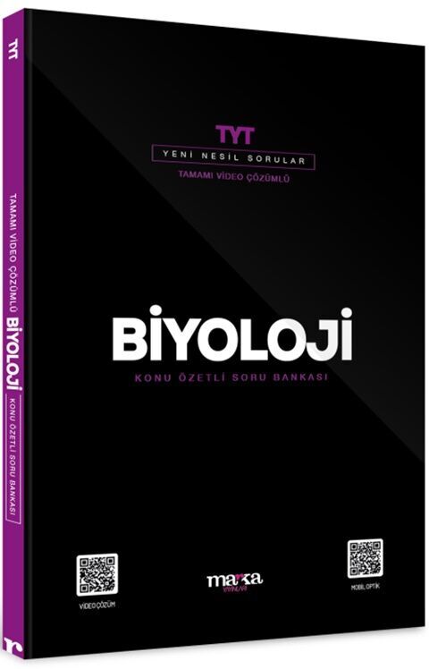 Marka Yayınları TYT Biyoloji Konu Özetli Yeni Nesil Soru Bankası Tamamı Video Çözümlü Marka Yayınları TYT Biyoloji Konu Özetli Yeni Nesil Soru Bankası Tamamı Video Çözümlü