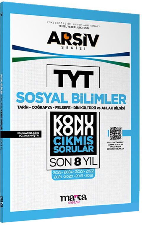 Marka Yayınları TYT Sosyal Bilimler Konu Konu Son 8 Yıl Çıkmış Sorular Marka Yayınları TYT Sosyal Bilimler Konu Konu Son 8 Yıl Çıkmış Sorular