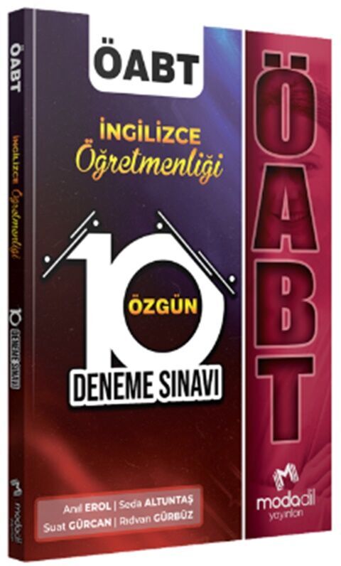 Modadil Yayınları ÖABT İngilizce Öğretmenliği 10 Deneme Modadil Yayınları ÖABT İngilizce Öğretmenliği 10 Deneme