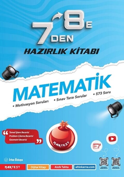 Nartest Yayınları 7 den 8 e Matematik Hazırlık Kitabı Nartest Yayınları 7 den 8 e Matematik Hazırlık Kitabı
