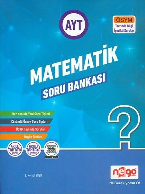 Nego Yayınları AYT Matematik Soru Bankası Nego Yayınları AYT Matematik Soru Bankası