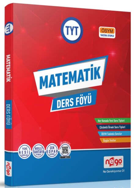 Nego Yayınları TYT Matematik Ders Föyü Nego Yayınları TYT Matematik Ders Föyü