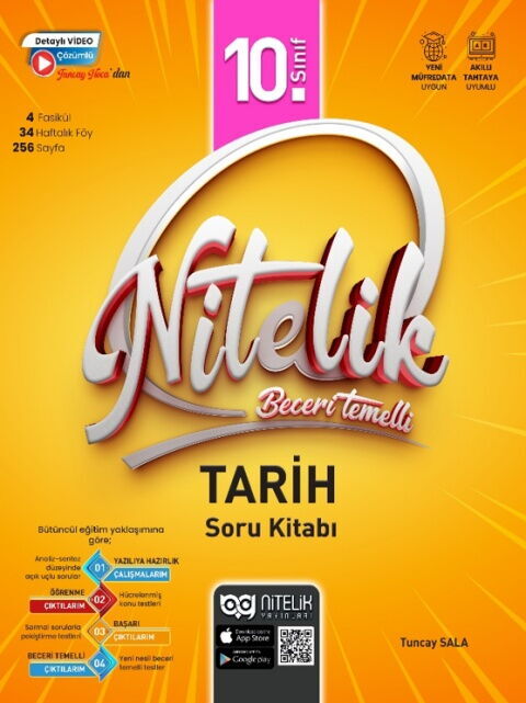 Nitelik Yayınları 10. Sınıf Tarih Beceri Temelli Soru Kitabı Nitelik Yayınları 10. Sınıf Tarih Beceri Temelli Soru Kitabı