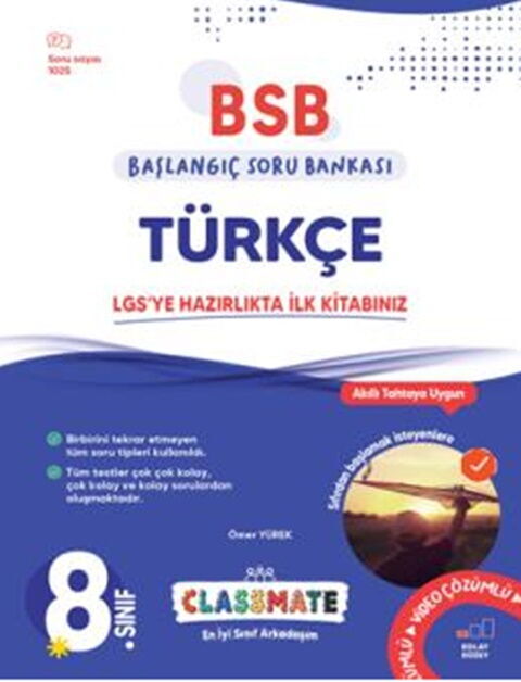 Okyanus Yayınları 8. Sınıf Türkçe Classmate Başlangıç Soru Bankası Okyanus Yayınları 8. Sınıf Türkçe Classmate Başlangıç Soru Bankası