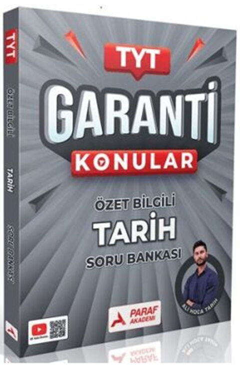 Paraf Yayınları TYT Tarih Garanti Konular Özel Bilgili Soru Bankası Paraf Yayınları TYT Tarih Garanti Konular Özel Bilgili Soru Bankası