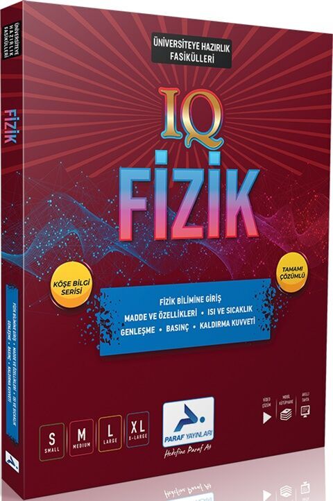 Paraf Yayınları YKS Fizik IQ Fizik Bilimine Giriş Soru Kütüphanesi Paraf Yayınları YKS Fizik IQ Fizik Bilimine Giriş Soru Kütüphanesi