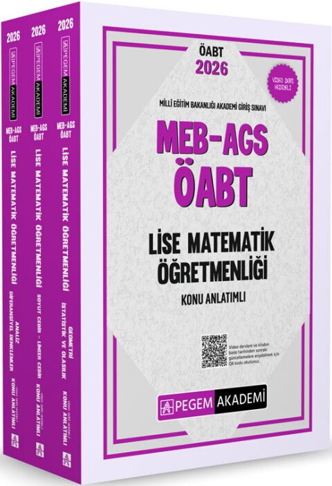Pegem Yayınları 2026 MEB AGS ÖABT Lise Matematik Öğretmenliği Konu Anlatımlı Modüler Set Pegem Yayınları 2026 MEB AGS ÖABT Lise Matematik Öğretmenliği Konu Anlatımlı Modüler Set