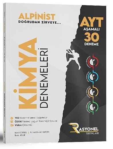 Rasyonel Yayınları AYT Kimya Alpinist Aşamalı 30 Deneme Rasyonel Yayınları AYT Kimya Alpinist Aşamalı 30 Deneme