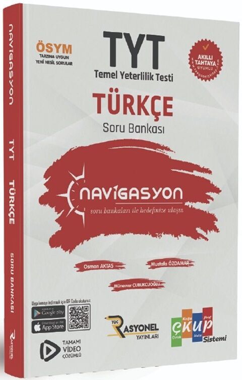 Rasyonel Yayınları TYT Türkçe Navigasyon Soru Bankası Rasyonel Yayınları TYT Türkçe Navigasyon Soru Bankası