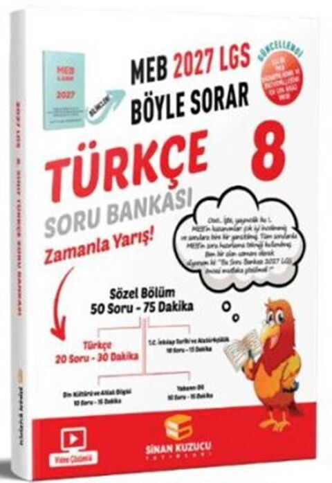 Sinan Kuzucu 2027 8. Sınıf Türkçe Soru Bankası Sinan Kuzucu 2027 8. Sınıf Türkçe Soru Bankası